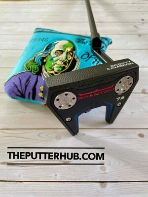 *NEW* Scotty Cameron Black & Red Phantom 7.2 35in Putter- Ben Franklin Cover - Image 1 of 4