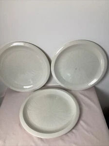 Hecho en EE. UU. Esculturas del Mar Franciscano El erizo de mar Platos de cena Cantidad 3 Océano - Imagen 1 de 7