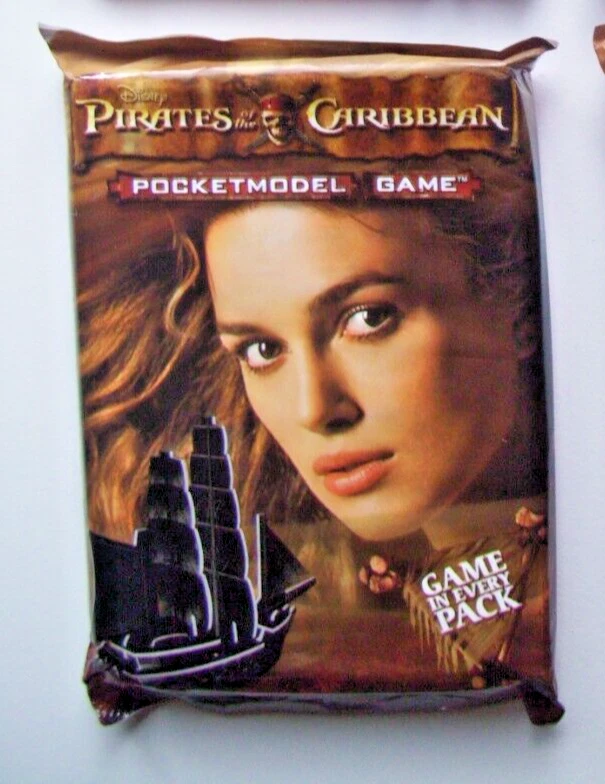 WIZKIDS PIRATES OF THE CARIBBEAN POCKETMODEL GAME PACK WIZZKIDS SEALED