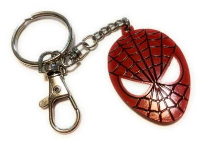 Chaveiro retrô Marvel Comics Homem-Aranha 1960 metal sólido texturizado EUA - Imagem 1 de 4