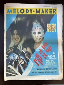 MELODY MAKER Jan 4 1986 Top Albums '85 Billy Bragg, Dee Snider, Joni Mitchell. - Picture 1 of 1