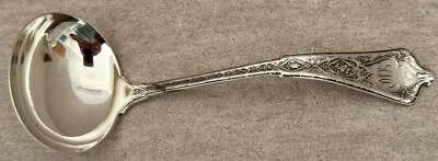 "CUCHARÓN DE SALSA TIFFANY PERSA ESTERLINA 6 3/4"" C. 1875" Foto 1 de 4