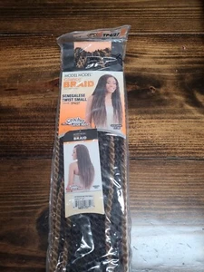 Model Model Crochet Hair Glance Braid Senegalese Twist Small Color TP4/27 New - Picture 1 of 9