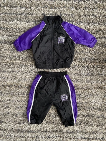 NBA Sacramento Kings Warm Up/ Track Jacket & Pants - Size 3/6 Months Cover