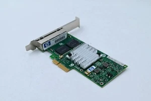 HP NC365T Intel I340-T4 593743-001 4Port PCIe 2.0 x4 Ethernet Adapter - Picture 1 of 6