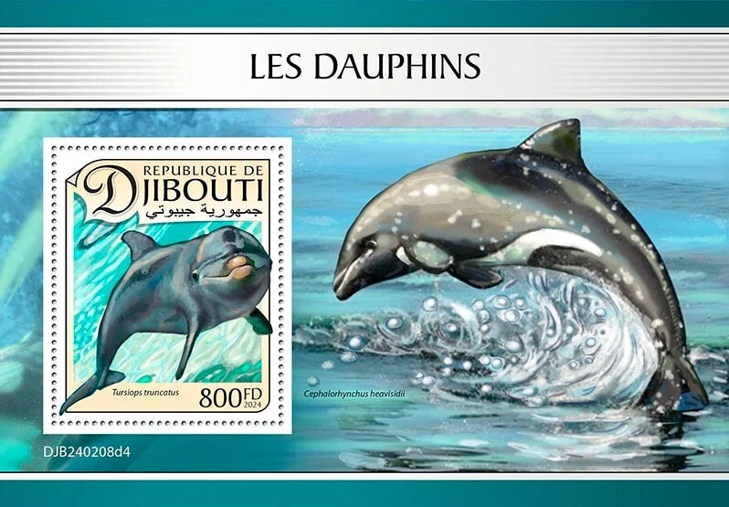 2025/03 - DJIBOUTI - DOLPHINS IV           1V     complet set    MNH ** - Image 1 of 1