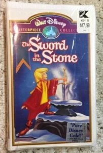 Vintage Disney Classic Sword in the Stone VHS Home Video - New in Sealed Pkg - Picture 1 of 2