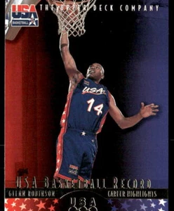 Glenn Robinson 1996 cubierta superior EE. UU. #36 EE. UU. Michigan - Imagen 1 de 2