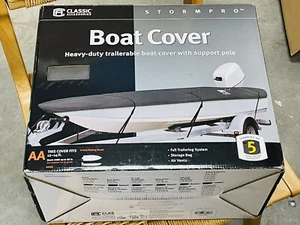 Classic Accessories StormPro Heavy-Duty Boat Cover, Fits boats 12ft-14ftx68" - Picture 1 of 2