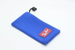 NEW RAY-BAN EYEGLASSES SUNGLASSES OPTICAL POUCH BLUE CASE ONLY - Picture 1 of 1