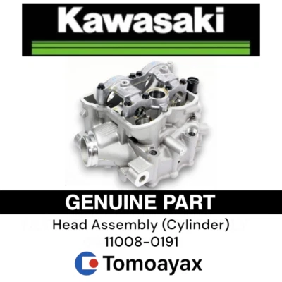 Conjunto de cabezal (cilindro) Kawasaki KX250F 11008-0191 OEM 2009 pieza original Foto 1 de 4