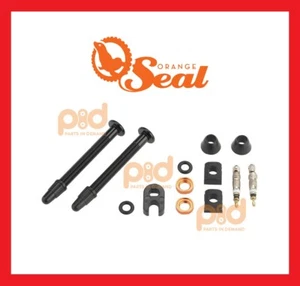 New Pair Orange Seal Versa Valve Tubeless Stem Presta Kit 32mm 48mm 60mm 80mm - Picture 1 of 5
