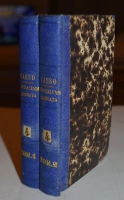 GERUSALEMME LIBERATA - ediz. 1860 - 2 volumi - Tasso  - Immagine 1 di 4