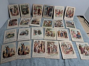 142 VTG Christian Early 1900s Standard Lesson Picture Cards 1932-1935 - Picture 1 of 24