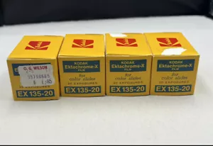 Kodak Ektachrome X Film For Color Slides EX135-20 New 4 Pcs Exp 1976 - Picture 1 of 9