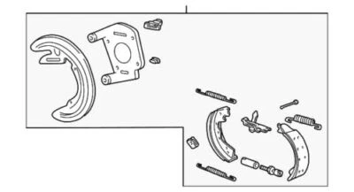 Genuine Ford 2000-2005 Excursion F-250/350 Super Duty Parking Brake 4C3Z-2210-AA - Image 1 of 2