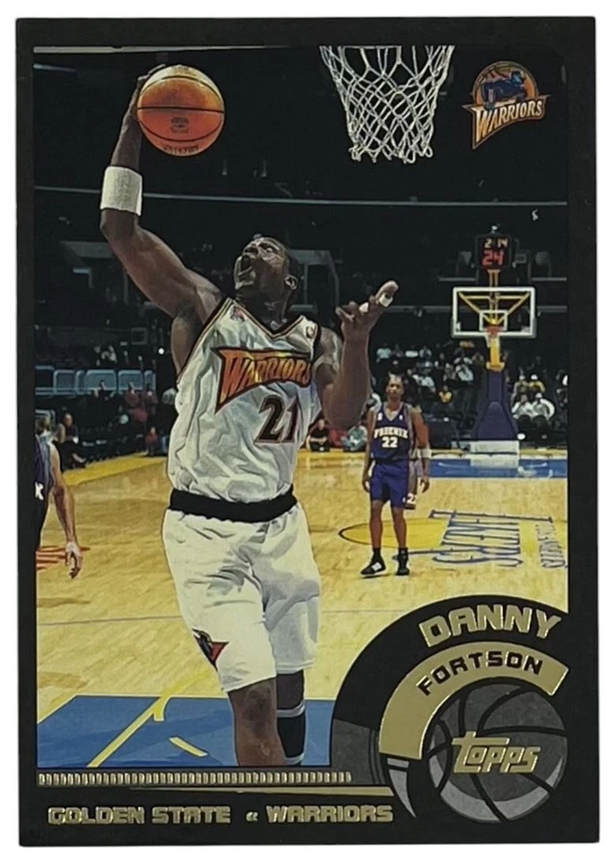 2002 Topps Black Border #103 Danny Fortson Golden State Warriors /500 Foto 1 de 2