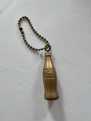 Vintage Coca Cola Coke Metal Soda Bottle Advertising Keychain Collectible - Image 1 of 3