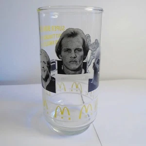 McDonalds Super Bowl XIV Pittsburgh Steelers Vidrio Mel Blount Jack Lambert Kolb  - Imagen 1 de 4