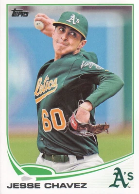 Tarjeta de béisbol 2013 Topps Update #US130 Jesse Chávez Foto 1 de 2