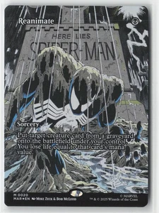 MTG - Reanimate (Borderless) M Marvel Universe Eternal-Legal 20 NM FOIL - Picture 1 of 2