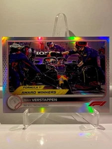 2022 Topps Chrome Formula 1 F1 Max Verstappen #196 Refractor RedBull - Bild 1 von 2