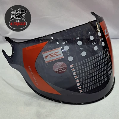 ✅ Visiera Casco LS2 OF562 AIRFLOW Fumè NERA Jet Moto Originale Nuova Ricambio - Immagine 1 di 4