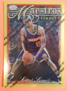 1996-97 Topps Finest Maestros Gold Rare w/Coating Latrell Sprewell #128 M31 - Picture 1 of 6