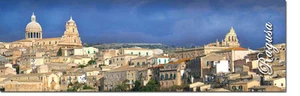 RAGUSA IBLA BAROQUE PANORAMIC COLLECTIBLE SICILIAN BOOKMARK PANORAMA - Picture 1 of 1