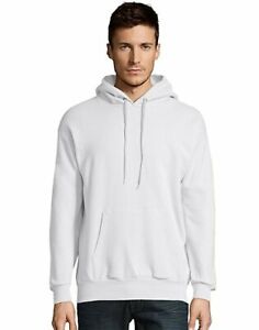 Hanes Mens Hoodie Sweatshirt ComfortBlend EcoSmart Pullover Pockets Drawstring