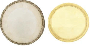 Professional Dholak 7.75" Inch Bayan Gajra Bass & 6" Inch Dayan Treble Head Skin - Picture 1 of 6