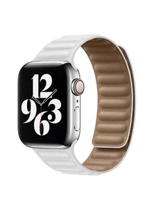 Leather Link Band Strap For Apple Watch 38mm 40mm 41mm - Picture 1 of 6