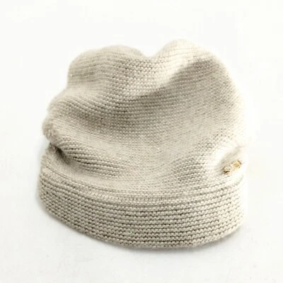 Gorro tejido ala holgada bronceado cálido elástico talla única Foto 1 de 4