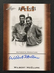2010 Leaf Ali Associates #AAU-3 Wilbert McClure Autogramm Boxen - Bild 1 von 2