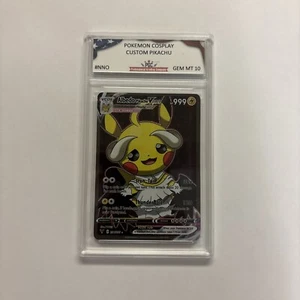 Pikachu Albedo Cosplay Custom Card Holographic / Hp 999 - Picture 1 of 2