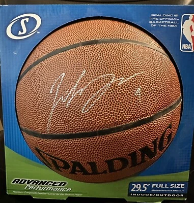 Luol Deng Signed Spalding Full Basketball NBA Auto Duke Bulls Lakers COA - Image 1 of 2