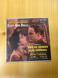 JUNGS UND PUPPEN MARLON BRANDO / JEAN SIMMONS DECCA 45 VINYL SCHALLPLATTE - Bild 1 von 2