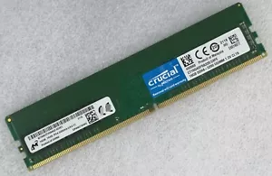 Micron 16GB DDR4 3200 Desktop DIMM RAM MT 1Rx8 PC4-25600 A8ATF2G64AZ-3G2E1 288p - Picture 1 of 4