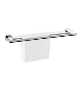 Zack Scala Doppel Handtuchstange 66cm Edelstahl Hochglanz Poliert  Handtuch - Bild 1 von 2