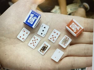 2 X Miniature Decks (2) boxes (1) Playing Cards - Picture 1 of 6