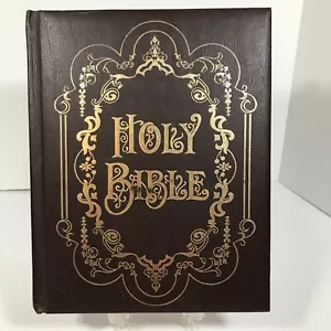 1970 King James Holy Bible Family Record Edition Red Letter Pictorial Dictionary - Bild 1 von 18