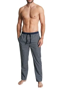 TOM TAILOR lange Herren Schlafhose Loungehose mit Eingriff Knopf Bindeband - Bild 1 von 4
