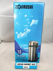 Termo botella de agua inoxidable ZOJIRUSHI SF-CC15-XA 1,5 L de Japón - Imagen 1 de 9