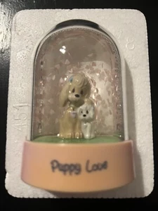 Enesco Precious Moments Collection Puppy Love Water Dome Designed Giftware 1987 - Picture 1 of 6