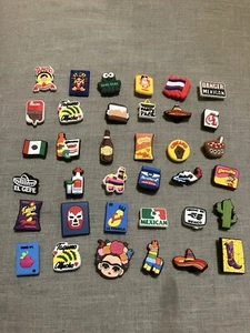 Mexican Shoe Charms To Fit Crocs Shoe Charms-36 Pieces-Free Ship - Picture 1 of 1