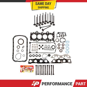 MLS Full Gasket Set Intake Exhaust Valves Fit 01-05 Honda Civic 1.7L D17A2 D17A6 - Picture 1 of 12