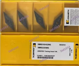 VNMG160402MS KC5010 VNMG3305MS CNC Carbide Inserts 10pcs Kennametal - Picture 1 of 1
