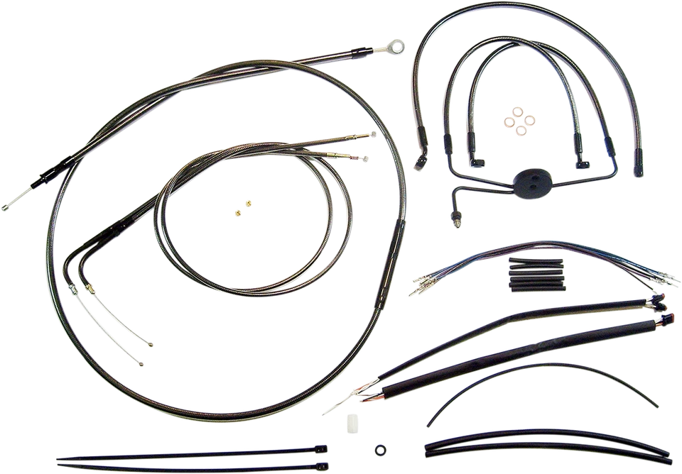 Kit de cables de control Black Pearl 487201 2012-2017 para Harley Fat Bob FXDF MAGNUM Foto 1 de 1
