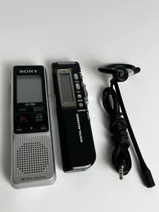 Silver Sony Model ICD-P620 Pocket Size Digital Voice Recorder IC Recorder Plus.. - Picture 1 of 6