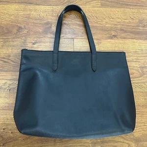Cuyana black leather zip tote - Picture 1 of 7